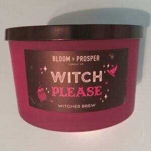 🎃🧙‍♀️ WITCHES BREW🧙‍♀️🎃Witch Please Bloom & Prosper Halloween Candle 14.7 oz